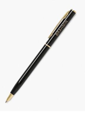 Brahmin Black and Gold Executive Pen (Authentic) 🖊️